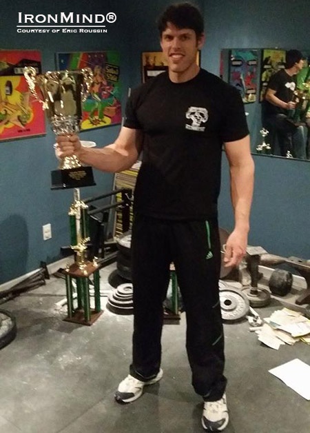 Eric Roussin won the 2015 Canadian Grip Sport Championships. IronMind® | Photo courtesy of Eric Roussin