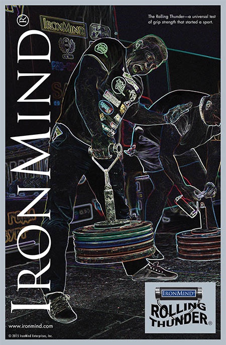 The IronMind Rolling Thunder—a universal test of grip strength that launched a sport called armlifting. IronMind® | ©Randall J. Strossen