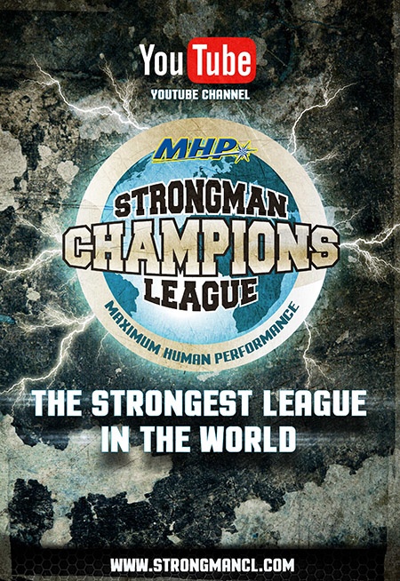 “We are pleased to announce a new item in our SCL series: The birth of our new MHP Strongman Champions League YouTube Channel,” Marcel Mostert told IronMind today. Strongman Champions League (SCL) now has a YouTube channel: “Subscribe if you love our sport,” urged SCL director Marcel Mostert. IronMind® | Image courtesy of SCL