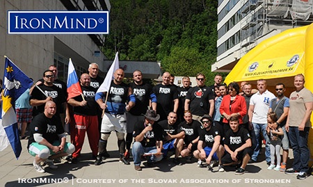 Igor Petrik successfully defended his title as Slovak’s Strongest Man. IronMind® | Photo courtesy of the Slovak Association of Strongmen