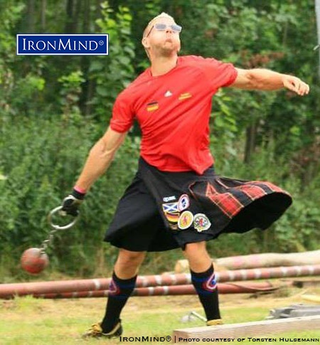 Torsten Hulsemann (Germany) is the defending lightweight European Highland Games Champion. IronMind® | Photo courtesy of Torsten Hulsemann