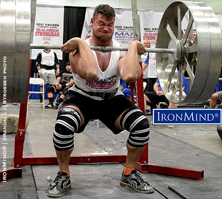 Martins Lincis won the 2015 All-American Strongman Challenge and that performance got him an invitation to Giants Live, where he qualified for the 2016 World’s Strongest Man contest. Lincis will be competing at the Odd Haugen Strength Classic, where he will also be chasing top honors in mas wrestling and grip, and could well be the man to beat for the overall title. IronMind® | ©Randall J. Strossen photo