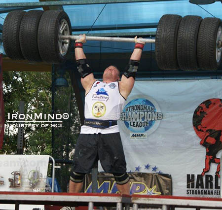 He’s one of the top competitors on the professional strongman circuit so when Krzysztof Radzikowski returned to competition, his presence was felt: he won half the events, along with the overall title, at SCL Poland last weekend.  IronMind® | Photo courtesy of SCL  