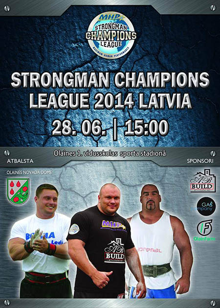 MHP Strongman Champions League is coming to Riga, Latvia tomorrow.  IronMind® | Image courtesy of SCL