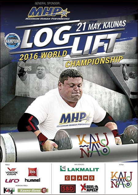 Stage 3 of the SCL 2016 tour is the Log Lift World Championships in Kaunas, Lithuania. IronMind® | Image courtesy of SCL
