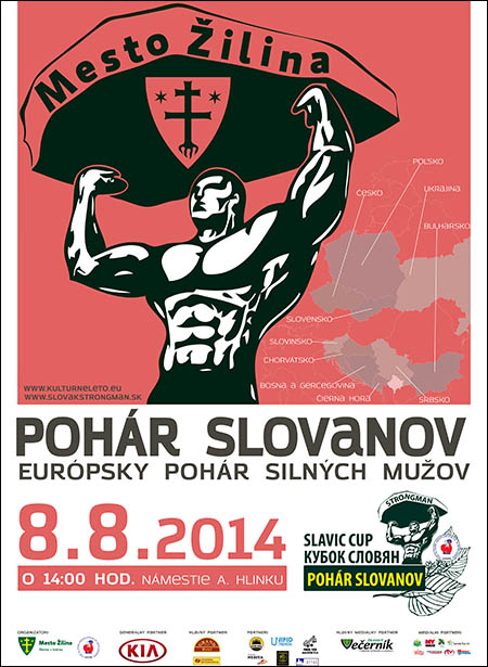 “This Friday, 8 August 2014 at 14:00 the Hlinka square in Žilina, Slovakia will host a strongman competition entitled Cup Slavs!,” Pavol Guga reported to IronMind.