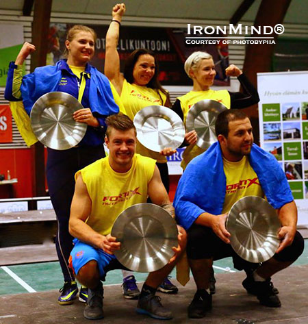 Here are the winners at the 2014 United Strongmen World Championships. IronMind® | Courtesy of photobypiia.com