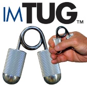 With IMTUG, you train one or two fingers at a time. And your thumb is not excluded: by training your pinch grip, you make sure that your thumb is working in powerful opposition to your digits for maximum holding strength and control.   Imagine: with IMTUG, you can target each finger individually to make it a worthy component of your total hand strength. As you strengthen your fingers, you improve the overall health and condition of your hand, increasing muscle balance, range of motion, and flexibility. 