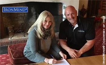 Anna Grethe Horten-Francis Brebner IHGF Anna Grethe Horten (left) and Francis Brebner (right) will bringing more IHGF events to the Fefore Hotel in 2017. IronMind® | Courtesy of IHGF