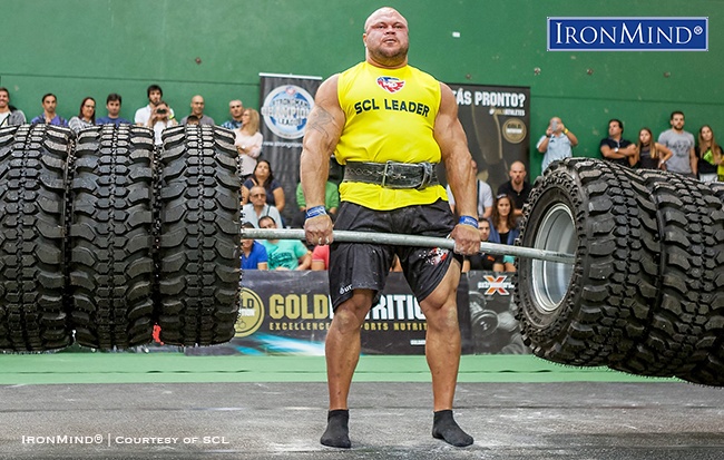 Dainis Zageris SCL Portugal Dainis Zageris—winner of SCL Portugal 2016. IronMind® | Courtesy of SCL
