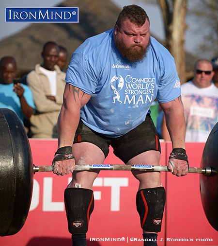 Deadlift king Eddie “The Beast” Hall sees a World’s Strongest Man victory in his future. IronMind® | ©Randall J. Strossen photo