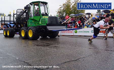 The new Estonian strongman talent Gunnar Gimbutas won a tight battle with Antti "The Finnish Viking" Mourujärvi to claim the SCL Finnish Open title.  Gunnar Gimbutas on the Forest Machine Pull at the Strongman Champions League (SCL) Finnish Open. IronMind® | Image courtesy of SCL