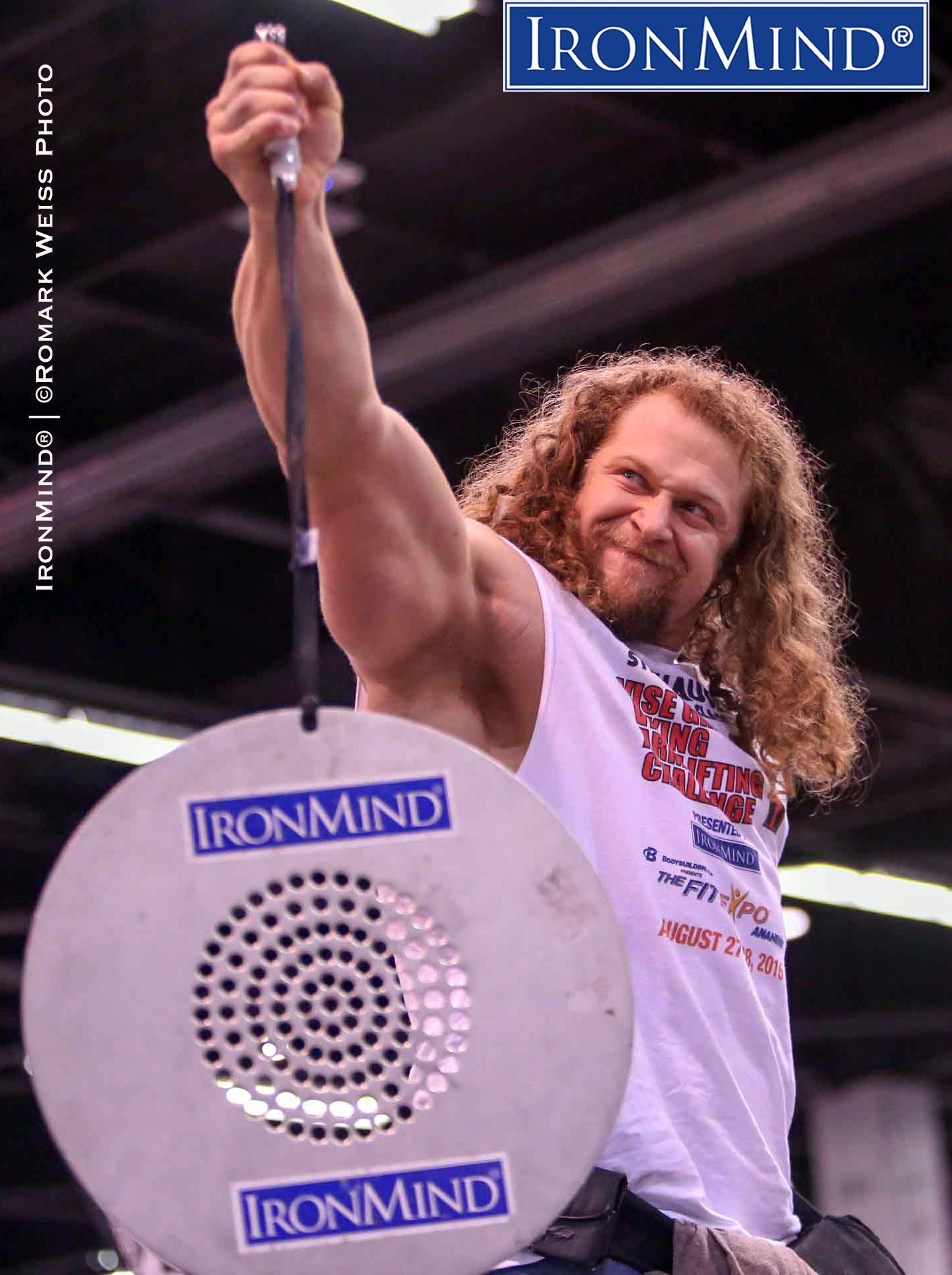 Shown on the Captains of Crush (CoC) Silver Bullet, Jon Call didn’t waste any time making his mark in the armlifting world, as he finished fourth overall in a field of world-class competitors that Annaheim FitExpo. IronMind® | ©Romark Weiss photo