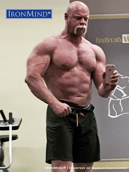 How’s Magnus Samuelsson look these days? Here’s a recent shot of the winner of the 1998 World’s Strongest Man contest. IronMind® | Courtesy of Magnus Samuelsson