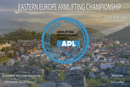 The 2016 APL Eastern European Armlifting Championships sets a new standard for focus in the grip world: one bodyweight category and two benchmark grip strength events—the Rolling Thunder and the Captains of Crush (CoC) Silver Bullet Challenge—with a men’s class and a women’s class. That’s it. IronMind® | Image courtesy of APL The 2016 APL Eastern European Armlifting Championships sets a new standard for focus in the grip world: one bodyweight category and two benchmark grip strength events—the Rolling Thunder and the Captains of Crush (CoC) Silver Bullet Challenge—with a men’s class and a women’s class. That’s it. IronMind® | Image courtesy of APL
