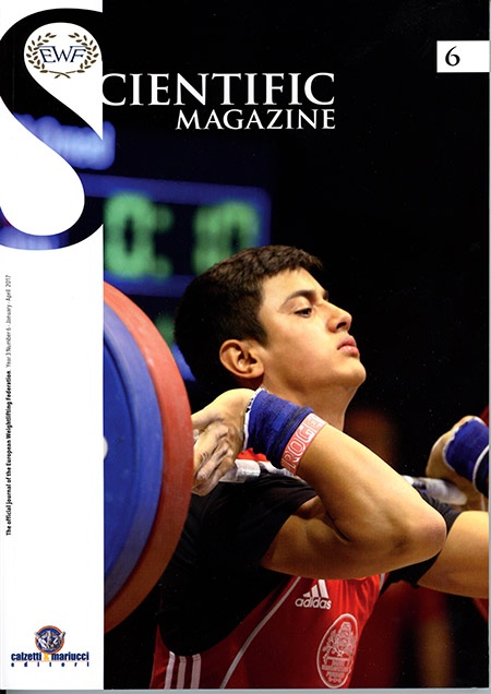 ewf scientific magazine 6 The latest issue of the EWF Scientific Magazine includes articles on the role of sport in society, the effect of menstruation on weightlifting performance, the role of the ankle in the Asian pull and studying complexity. IronMind® | ©EWF (European Weightlifting Federation)