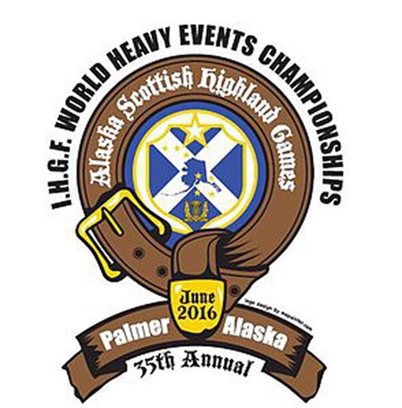 2016 IHGF Highland Games World Championships logo Palmer, Alaska will be welcoming the world’s top Highland Games heavy events competitors to the 2016 IHGF Highland Games World Championships. IronMind® | Artwork courtesy of IHGF/Alaska Scottish Club