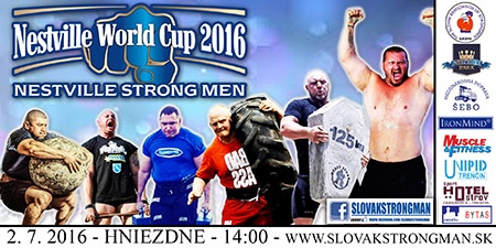 nestville world cup 2016 The international field at this weekend’s Nestville Strongman World cup includes three-time winner of Slovakia’s Strongest Man, Igor Petrik. IronMind® | Artwork courtesy of Slovak Strongman