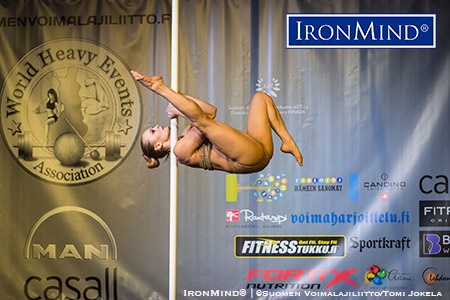 Pole Fitness is one of the events scheduled for the Pure Power contest scheduled for September in Finland. IronMind® | Photo ©Suomen Voimalajiliitto/Tomi Jokela