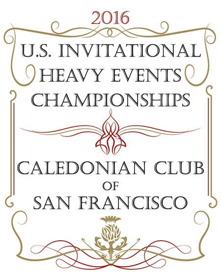 The Caledonian Club of San Francisco is presenting the 2016 US Invitational Heavy Events Championships September 3–4 in Pleasanton, California. IronMind® | Artwork courtesy of Steve Conway