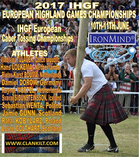 IronMind News by Randall J. Strossen: Bressuire, France continues to build its history of hosting premiere Highland Games events and this year will bring the IHGF European Highland Games Championships to the Bressuire Castle. IronMind® | Artwork courtesy of the IHGF