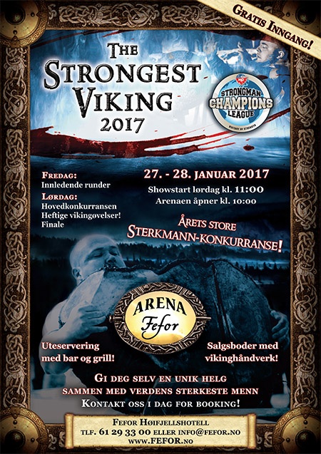 SCL Norway begins this Friday night, featuring a Viking theme and top strongman competitors from around the world. IronMind® | Image courtesy of SCL