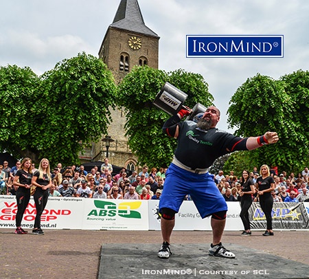 Eric Dawson (USA) will be defending his title this weekend at SCL Holland. IronMind® | Courtesy of SCL