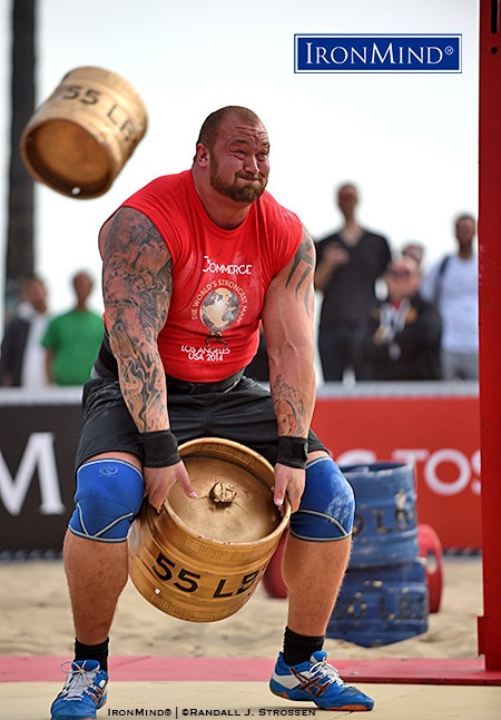 Even if he's not yet hit your strongman radar beforehand, after his riveting performance at the 2014 World's Strongest Man contest, it was impossible to see Hafthor Julius Bjornsson as a WSM winner, probably anytime and probably many time. IronMind® | ©Randall J. Strossen photo