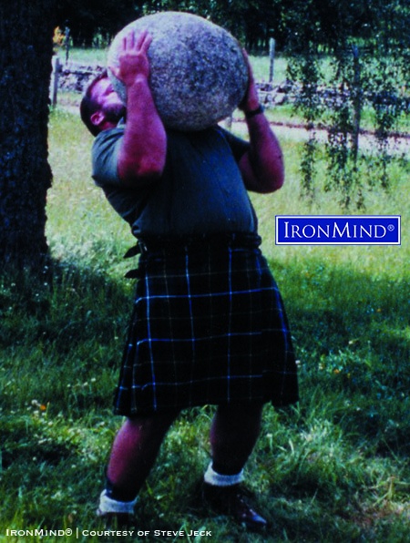 Steve Jeck overwhelmed the Inver Stone, and sent IronMind a picture, along with an introduction that appears in the January 1994 issue of MILO (Volume 1 - Number 4). IronMind® | Courtesy of Steve Jeck