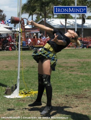 New for 2019, the IHGF has a women’s IHGF All-American Highland Games series, so watch for Felicia Baltren and other top women throwers. IronMind® | Photo courtesy of Dana MacDonald