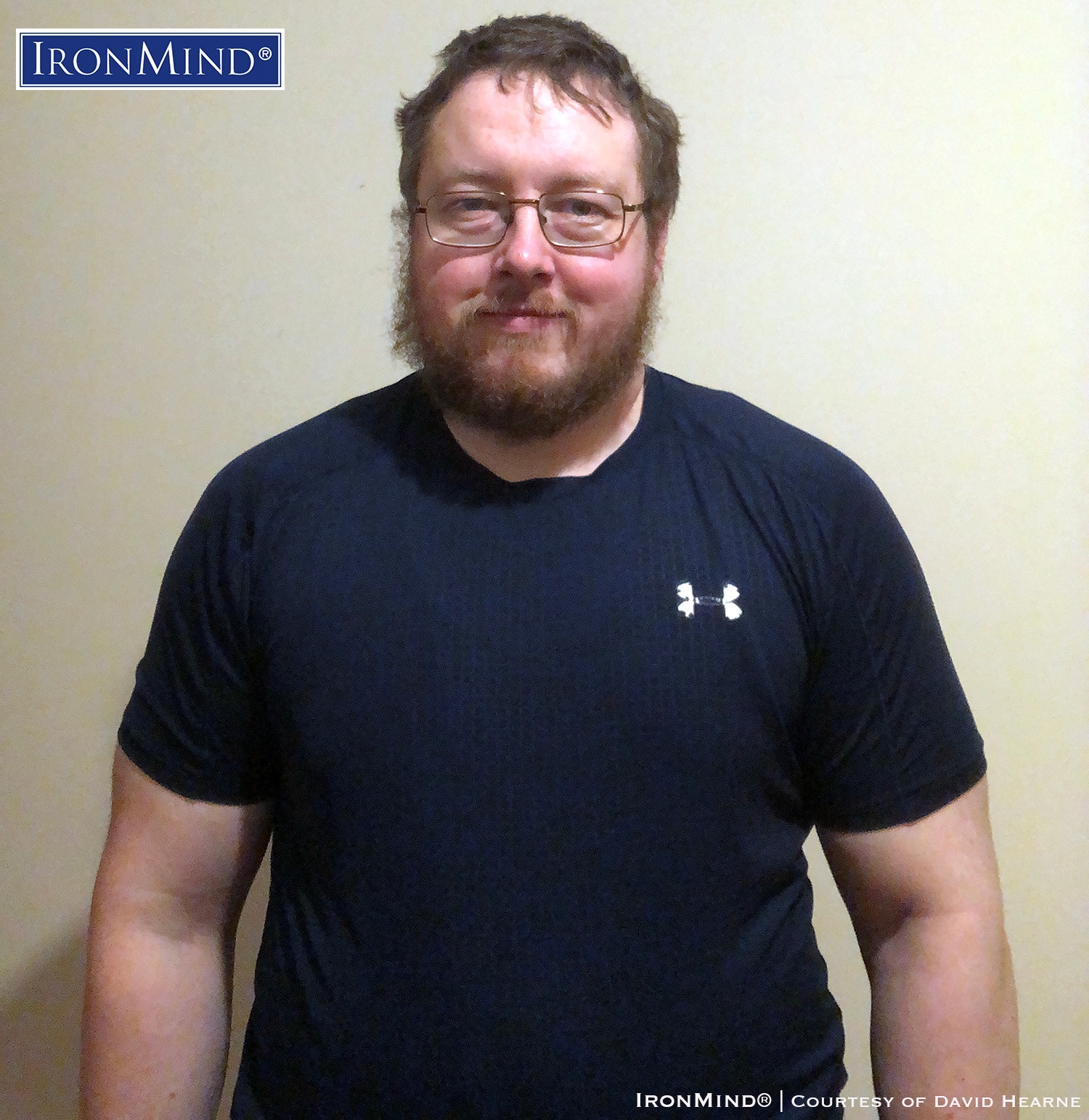 David Hearne (Ireland) has been certified on IronMind’s Crushed-To-Dust! Challenge, proving his outstanding all-around grip strength. David is 38 years old, 5’ 10” tall and weighs about 242 lb. IronMind® | Courtesy of David Hearne