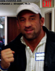 Mark Coleman, an OSU wrestling star who has gone on to become a mixed martial arts headliner, attended the 2006 Arnold Chairperson meeting today in Columbus, Ohio. IronMind® | Randall J. Strossen, Ph.D. photo.