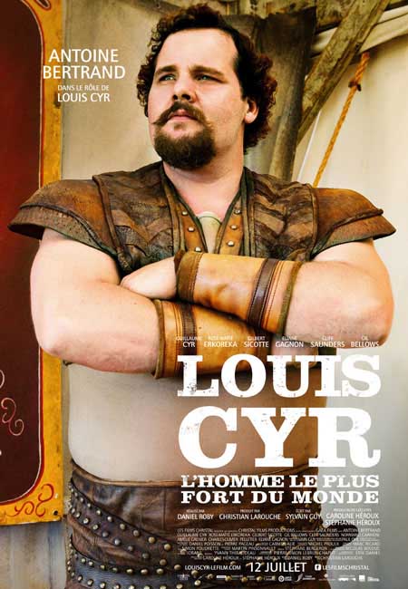 Antoine Bertrand played Louis Cyr in the award winning movie Louis Cyr: L’Homme Le Plus Fort Du Monde.  IronMind® | Image courtesy of Seville Films