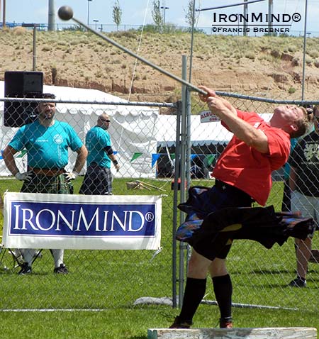 As part of his overall victory, Dan McKim hammered the world record book at the Rio Grande Valley Celtic Festival.  IronMind® | Francis Brebner photo