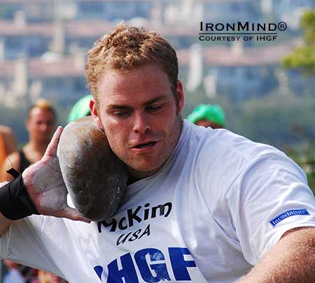 Dan McKim knocked off big wins in quick succession at Dana Point, Pleasanton and Loon Mountain—the 2013 IHGF world champion proved he is the man to beat if you want to say you’re the best in the Highland Games heavy events.  IronMind® | Photo courtesy of IHGF   