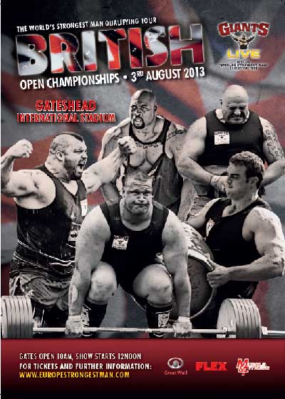 Front and center: Terry Hollands is among the top professional strongman competitors who will be vying for the final invitations to the 2013 World’s Strongest Man contest—Giants Live at Gateshead/Newcastle is where the final cut takes place.  IronMind® | Courtesy of Giants Live.