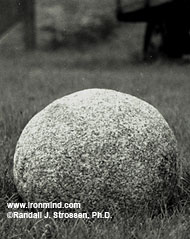 Scotland's famed Inver Stone: Are your values rock steady or do you blow with the wind? IronMind® | Randall J. Strossen, Ph.D. photo.