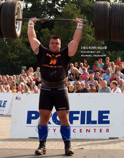 Jarno Hams (Holland) has just been added to the field for FORTISSIMUS 2009. IronMind® | Photo courtesy of Marcel Mostert, Strongman Champions League. Jarno Hams (Holland) has just been added to the field for FORTISSIMUS 2009. IronMind® | Photo courtesy of Marcel Mostert, Strongman Champions League.