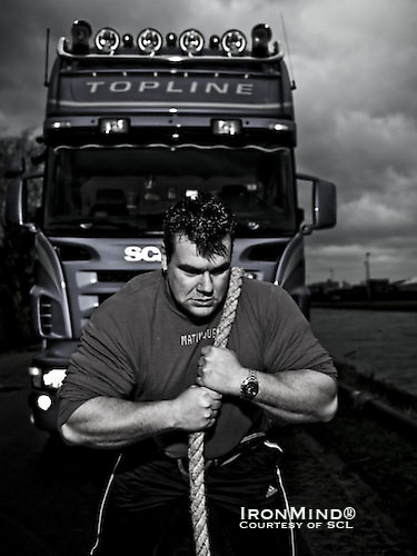 Holland’s Jarno Hams is returning to strongman competition this weekend, at SCL-Holland.  IronMind® | Courtesy of SCL.