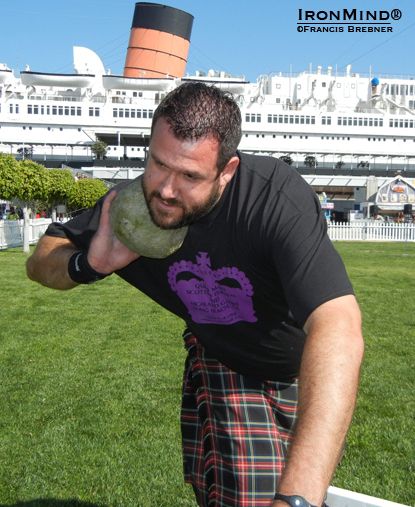 Jon O’Neil ruled the Amateur A division at the 2012 Queen Mary Highland Games.  IronMind® | Photo courtesy of Francis Brebner.  