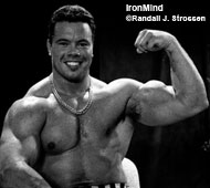 Jouko Ahola could afford to relax and smile: Following his 1997 World's Strongest Man victory, he had just won the 1998 World Team Championships in Holland. IronMind® | Randall J. Strossen, Ph.D. photo.