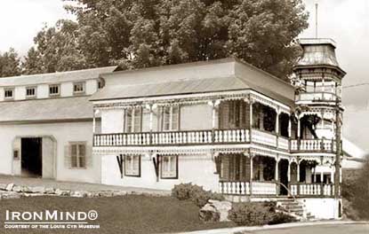 The Louis Cyr residence (shown circa 1903) will be restored and become the Louis Cyr Museum.  IronMind® | Image courtesy of the Louis Cyr Museum. 