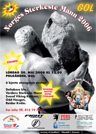 NSM 2006 on May 20 promises to be the biggest ever, Lene Karlsen told IronMind®. IronMind® | Poster courtesy of Svend and Lene Karlsen.
