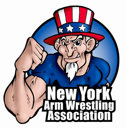 New York Arm Wrestling Association (NYAWA) is hosting weekly practice sessions - open to all.  IronMind® | Artwork courtesy of Gene Camp/NYAWA.