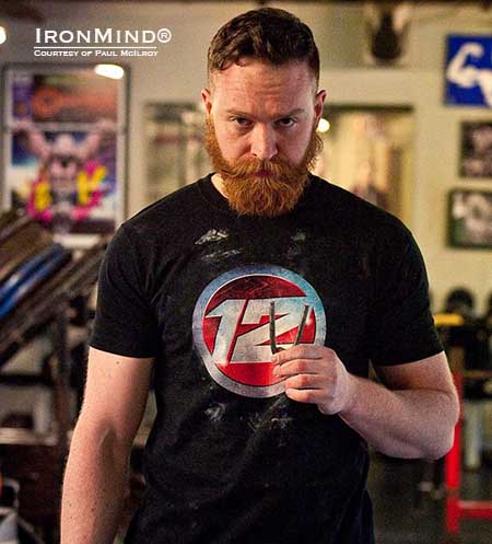 Paul McIlroy has just been certified on the IronMind Red Nail. McIlroy is 33 years old, and weighs 165 lb. at 6 feet tall.  IronMind® | Photo courtesy of Paul McIlroy