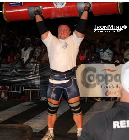 Krzysztof Radzikowski leads the SCL Finals after the first day of competition.  IronMind® | Photo courtesy of SCL.
