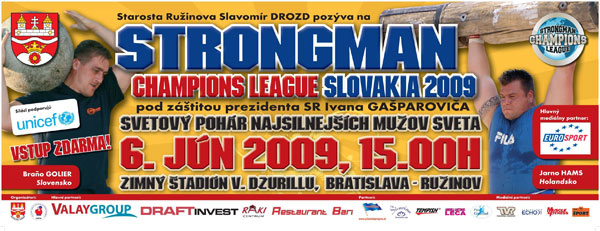 This coming Saturday, Strongman Champions League is bringing a top strongman contest to Bratislava, Slovakia.  IronMind® | Artwork courtesy of Strongman Champions League.