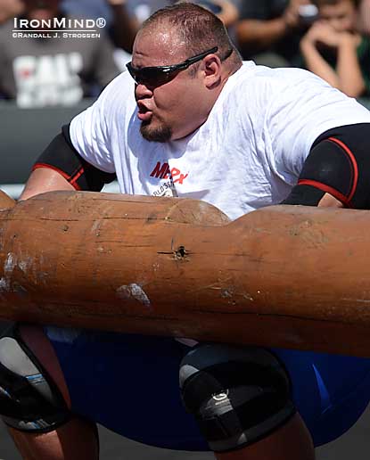 Watch 2011 World’s Strongest Man (WSM) winner Brian Shaw put his title on the line as he squares off with what some strongman experts call the greatest WSM lineup of all time.  IronMind® | Randall J. Strossen photo. 