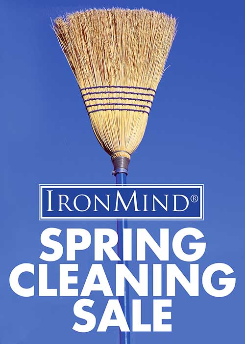We’re cleaning up our warehouse, so save money on some of your favorite IronMind products. 