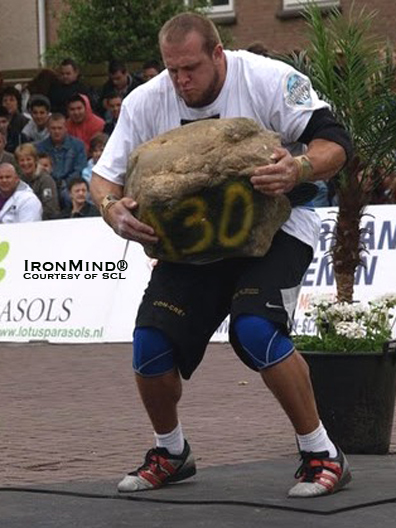 Travis Ortmayer Won big at Strongman Champions League - Holland this weekend, the first American to win one of these prestigious strongman contests.  IronMind® | Photo courtesy of SCL.